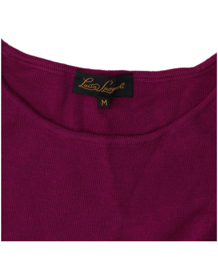 Luisa Spagnoli Womens Vest Tank Top UK 12 Medium Purple