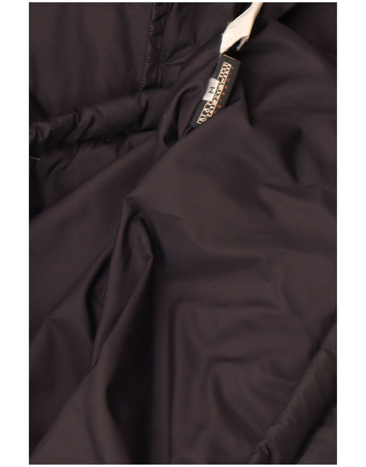 Napapijri Mens Hooded Padded Jacket UK 38 Medium Black
