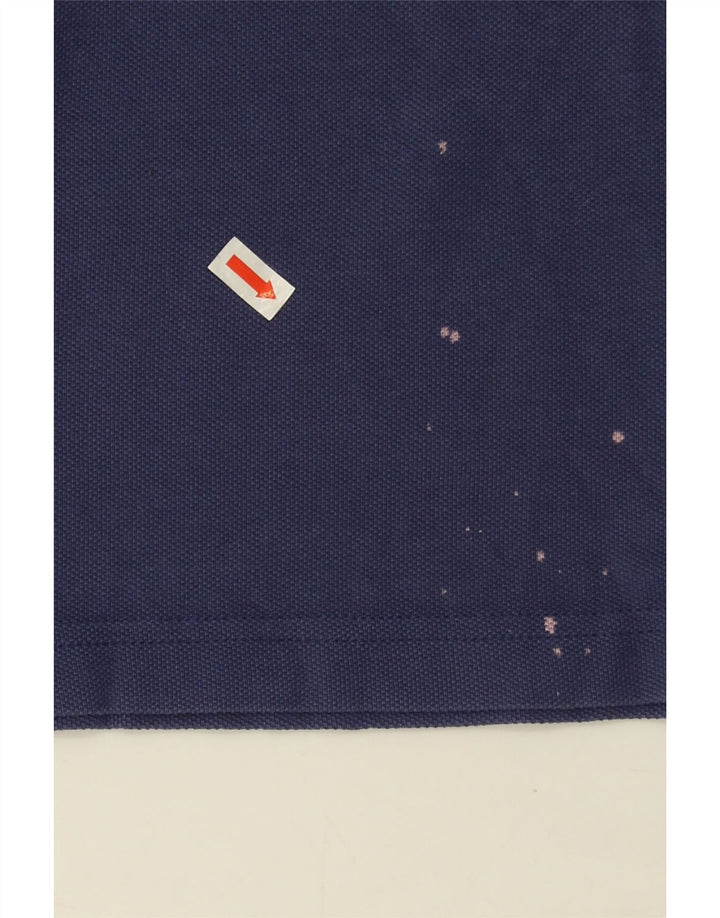 Tommy Hilfiger Mens Custom Fit Polo Shirt Medium Navy Blue Cotton
