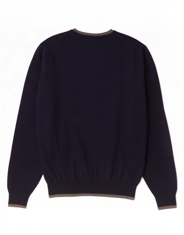 Refrigiwear Boys Crew Neck Jumper Sweater 15-16 Years 2XL Navy Blue Wool