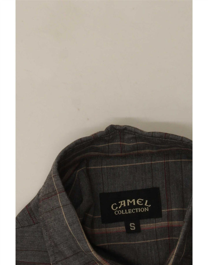 Camel Active Mens Shirt Small Grey Plaid