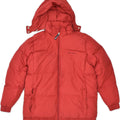 CHAMPION Boys Hooded Padded Jacket 13-14 Years XL Red Polyester | Vintage | Thrift | Second-Hand | Used Clothing | Messina Hembry 