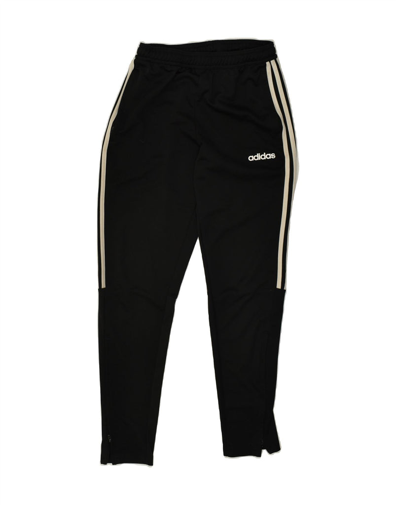 ADIDAS Mens Tracksuit Trousers Small Black Polyester | Vintage Adidas | Thrift | Second-Hand Adidas | Used Clothing | Messina Hembry 