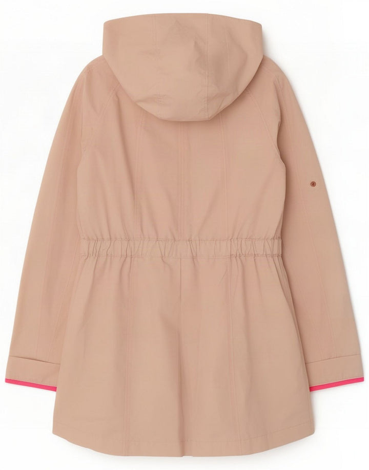 Ted Baker Womens Hooded Oversized Parka Jacket Size 0 2XS Pink Polyester