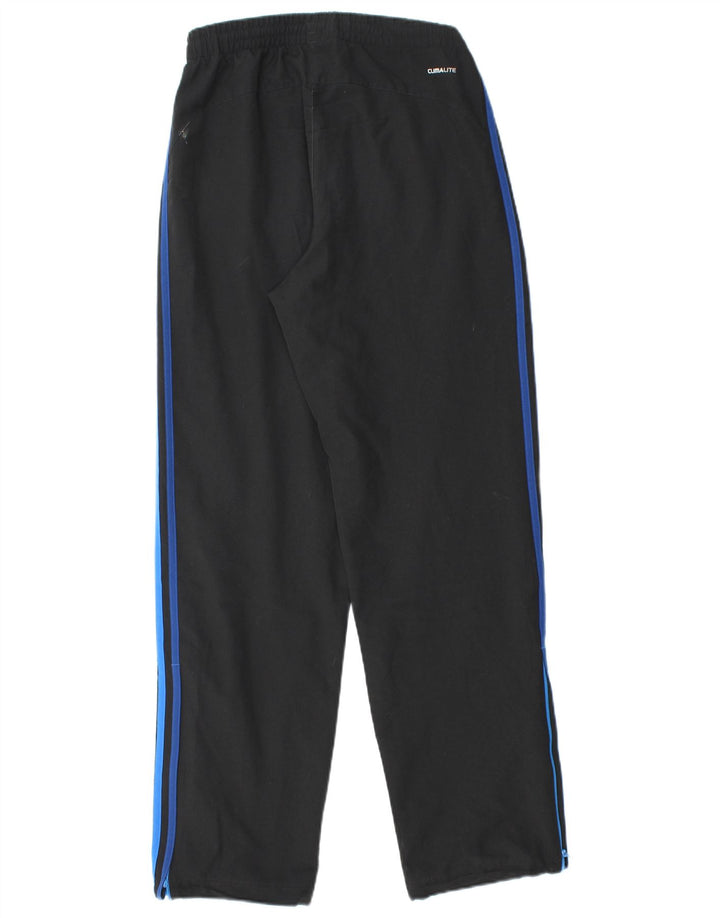 Adidas Mens Tracksuit Trousers Small Black Polyester