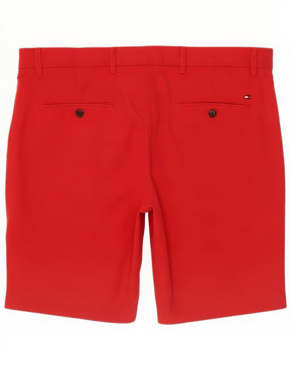 Tommy Hilfiger Mens Chino Shorts W38 XL Red Cotton