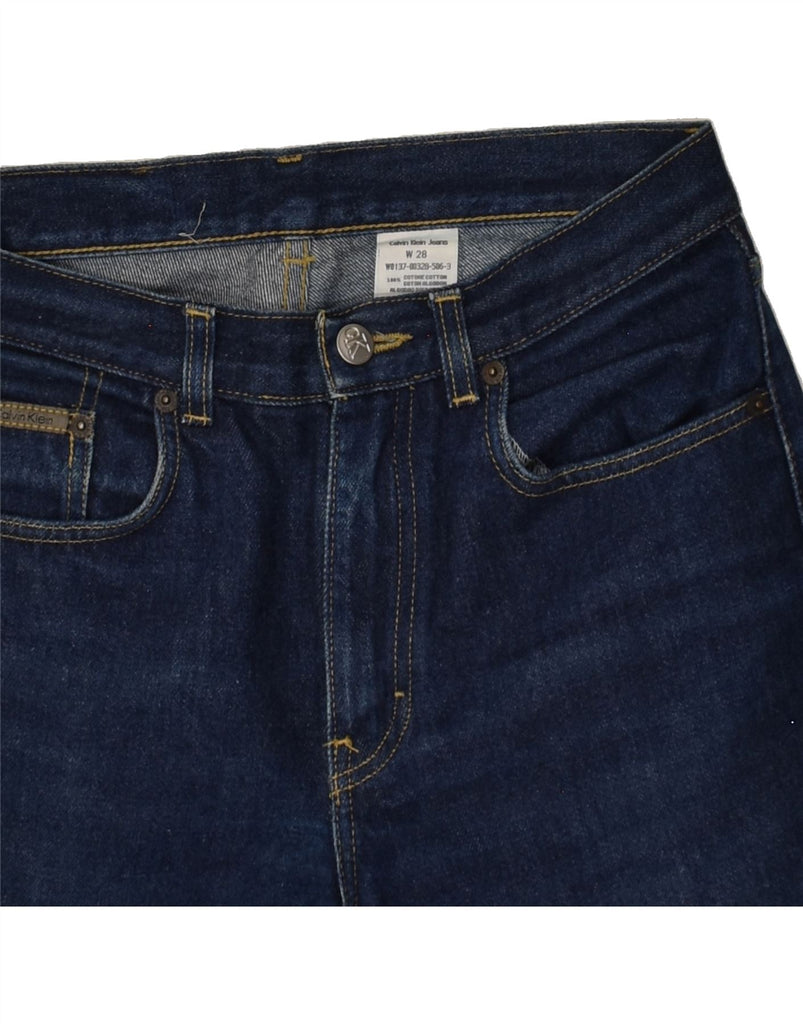 CALVIN KLEIN Womens Slim Jeans W28 L32  Navy Blue Cotton | Vintage Calvin Klein | Thrift | Second-Hand Calvin Klein | Used Clothing | Messina Hembry 