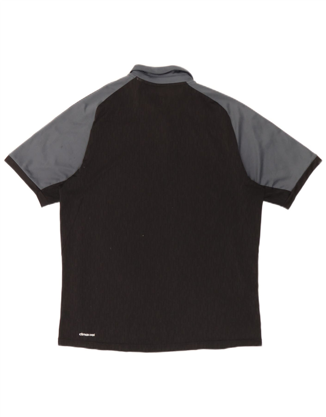 Adidas Mens Climacool Polo Shirt Medium Black Colourblock