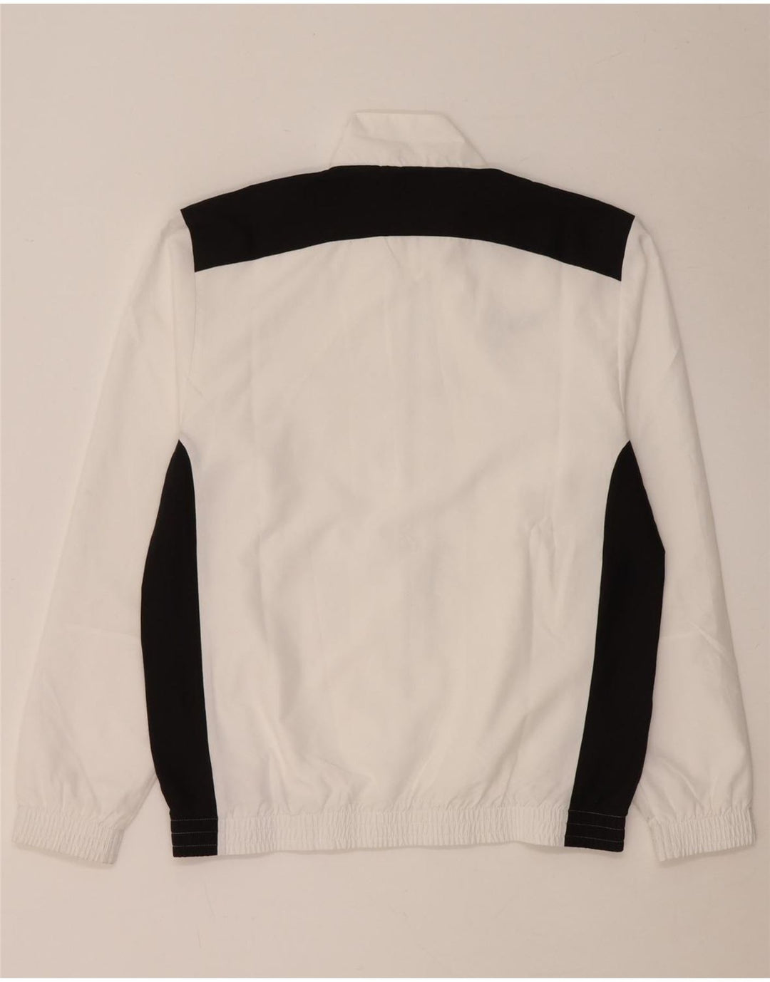 PUMA Boys Tracksuit Top Jacket 15-16 Years White Colourblock Polyester