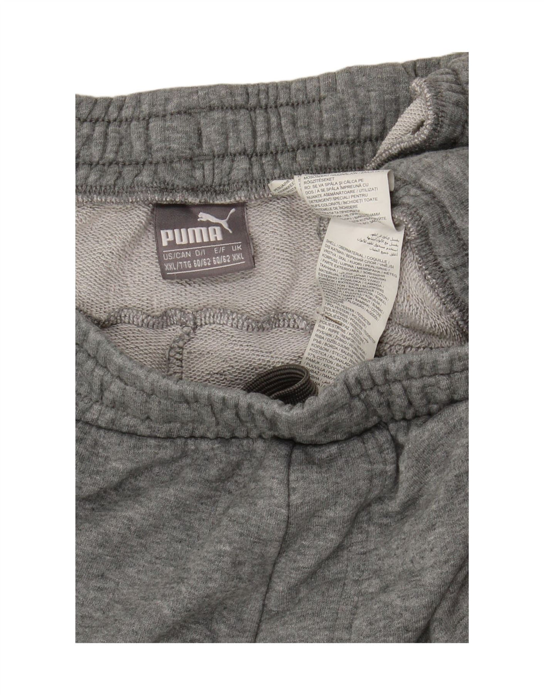 Puma Mens Tracksuit Trousers Joggers 2XL  Grey Cotton