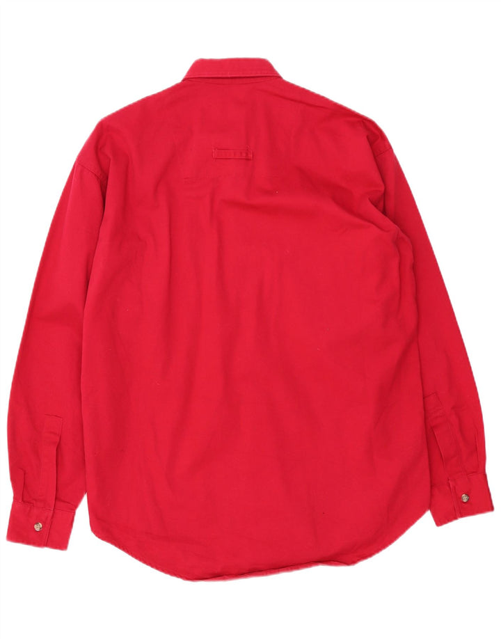 Dockers Mens Shirt Small Red Cotton