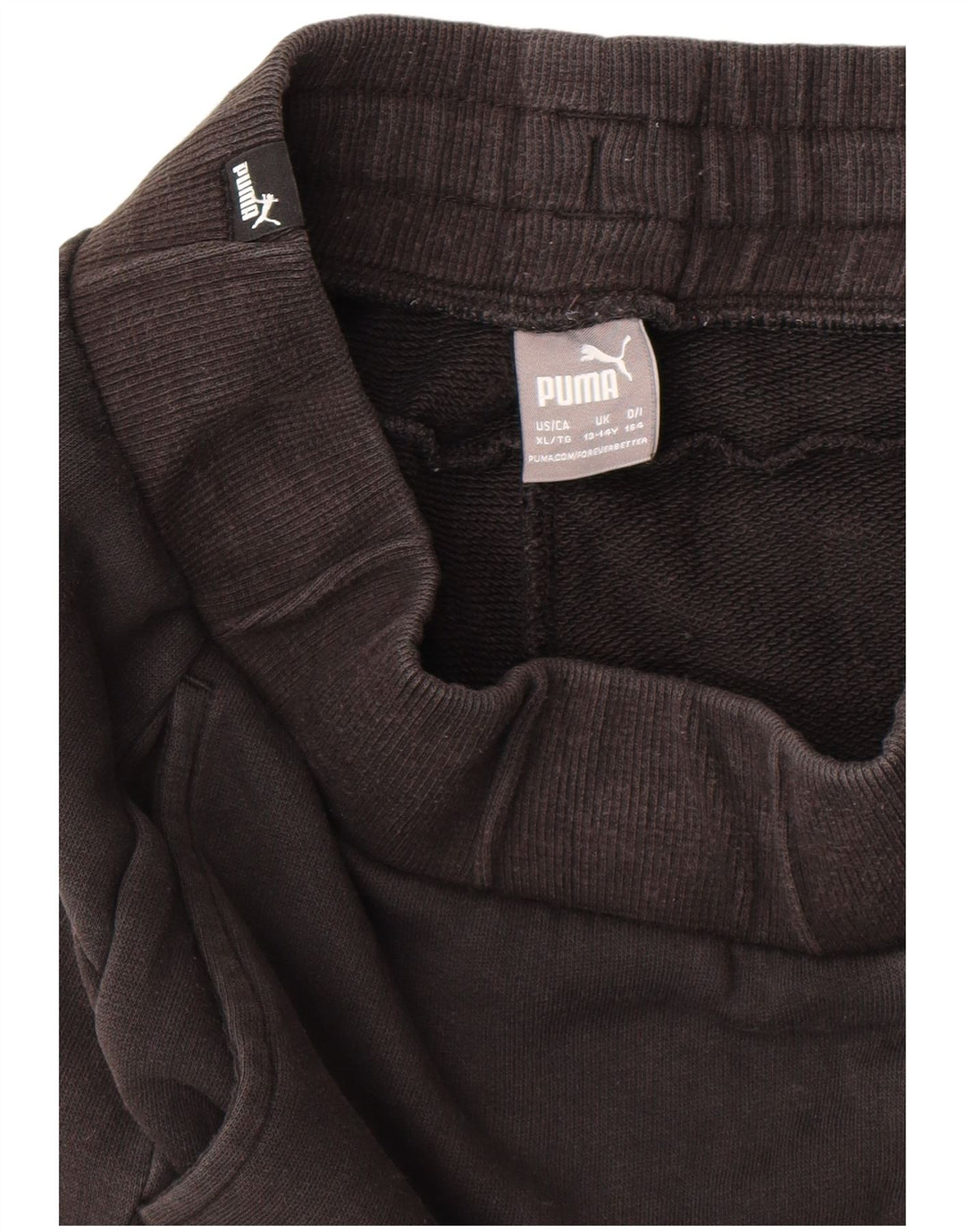 Puma Boys Tracksuit Trousers Joggers 13-14 Years Black