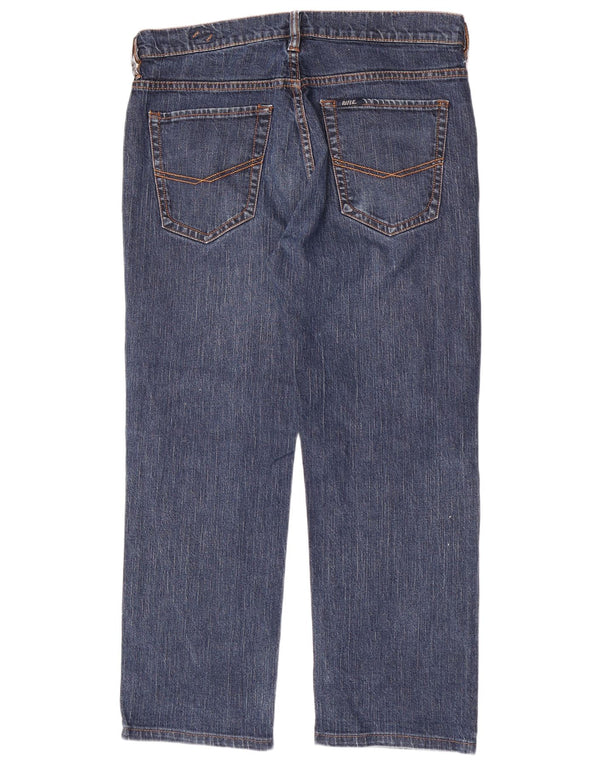 Rifle Mens Straight Jeans W34 L26 Blue Cotton