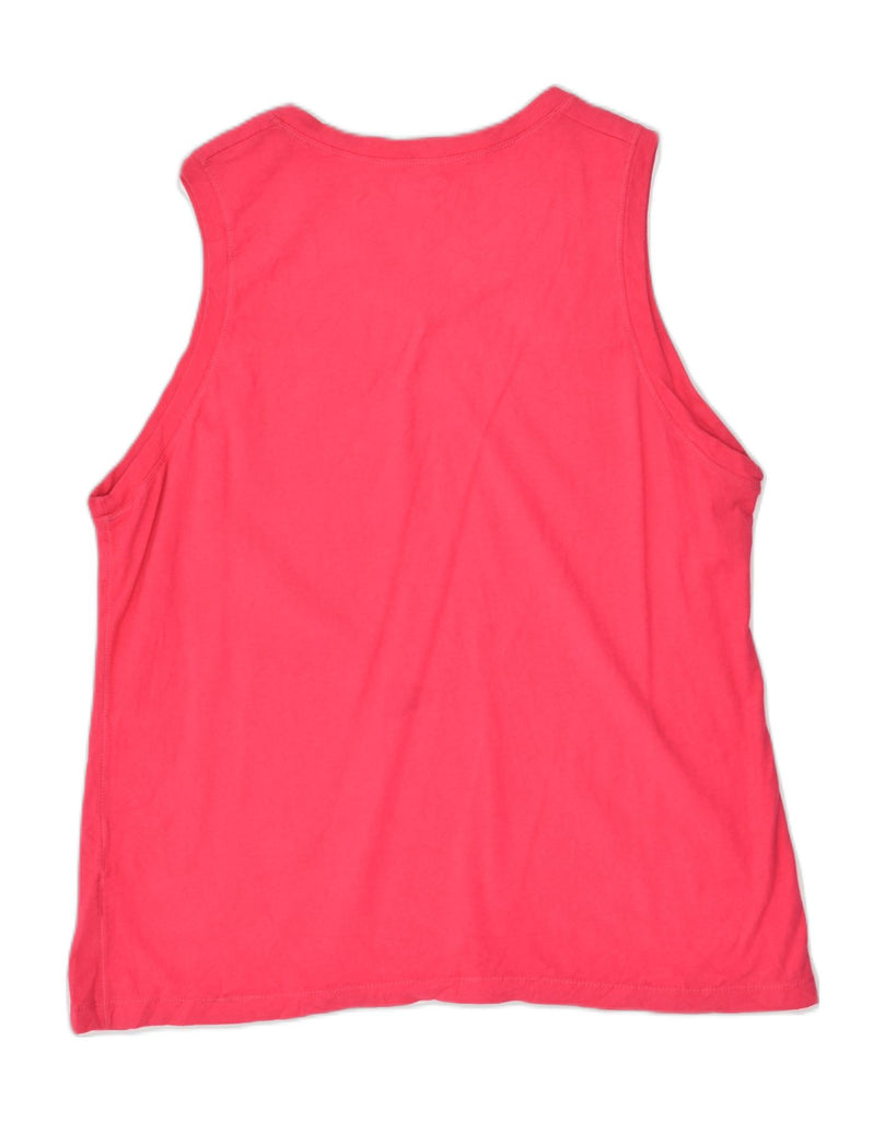 CHAMPION Womens Vest Top UK 18 XL Pink Cotton | Vintage Champion | Thrift | Second-Hand Champion | Used Clothing | Messina Hembry 