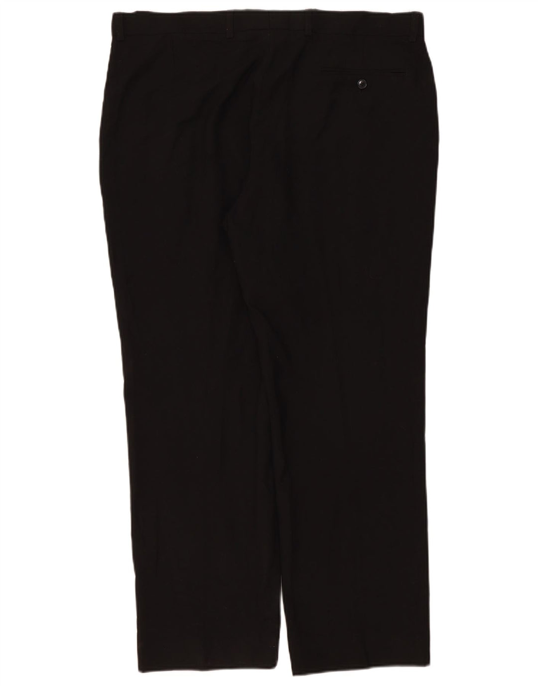 Marks & Spencer Mens Tailored Fit Suit Trousers W38 L29 Black Polyester