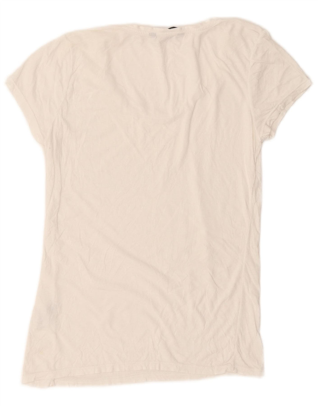 French Connection Womens T-Shirt Top UK 10 Small White Cotton