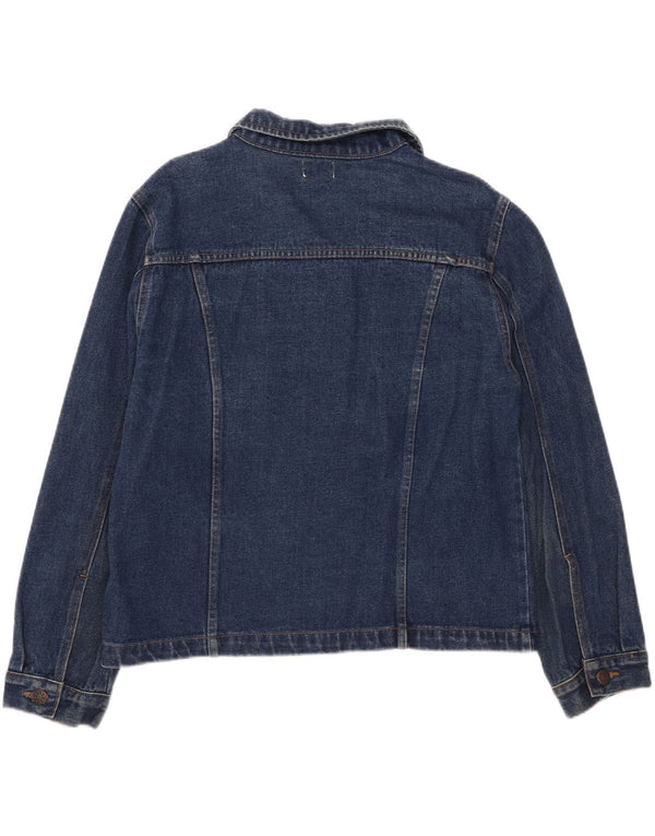 X-Mail Womens Denim Jacket IT 42 Medium Navy Blue
