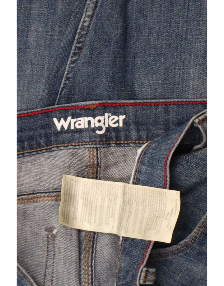 Wrangler Mens Slim Jeans W36 L29 Blue Cotton