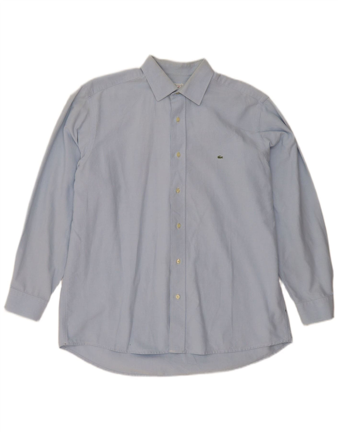 Lacoste Mens Shirt Size 41 Large Blue Cotton