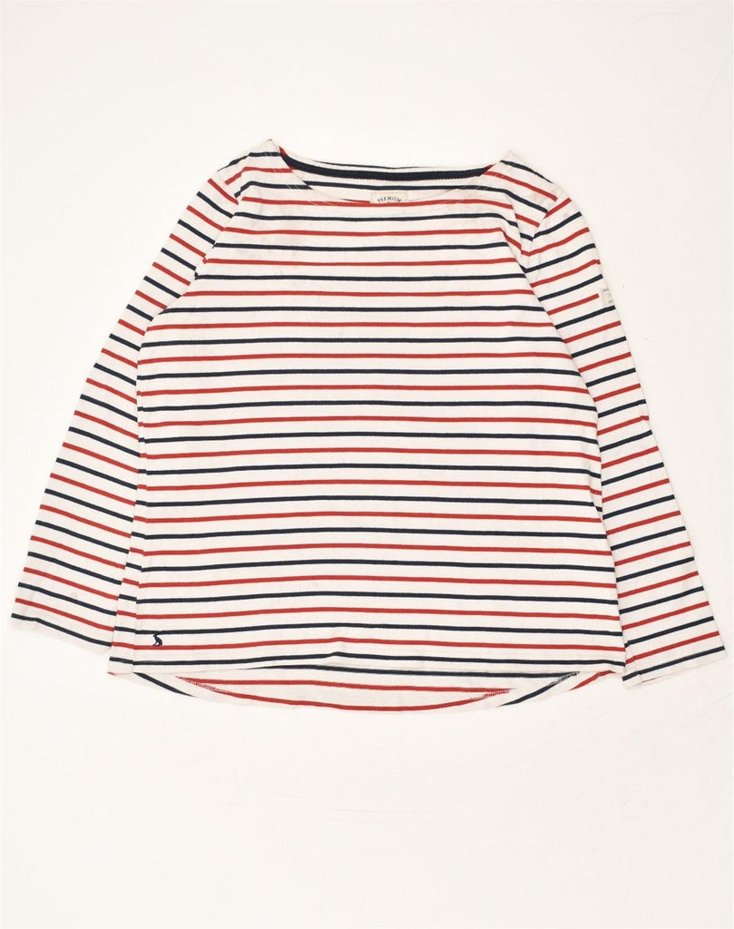 JOULES Womens Top Long Sleeve UK 18 XL  Multicoloured Striped Cotton | Vintage Joules | Thrift | Second-Hand Joules | Used Clothing | Messina Hembry 