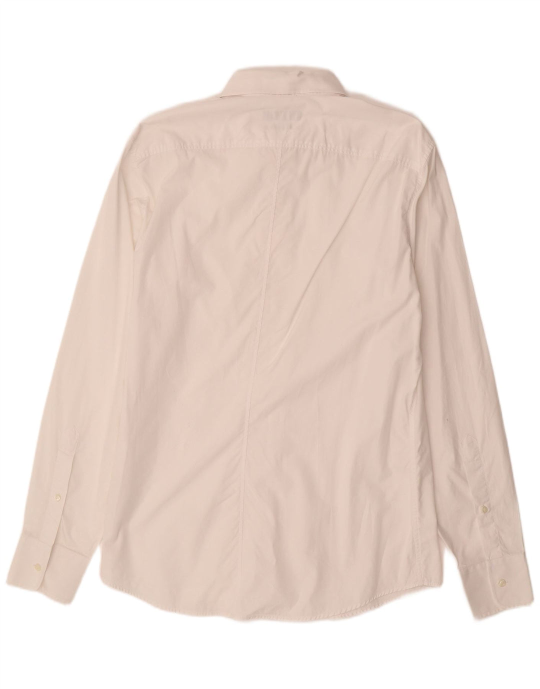 TRUSSARDI Mens Shirt Size 42 Large White Cotton