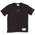 CHAMPION Mens Graphic T-Shirt Top Medium Black Cotton