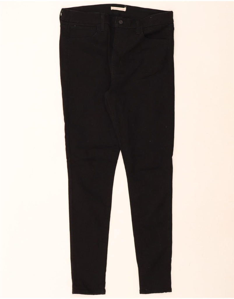 LEVI'S Womens 720 High Rise Super Skinny Jeans W33 L32 Black Cotton Vintage Levi's and Second-Hand Levi's from Messina Hembry 