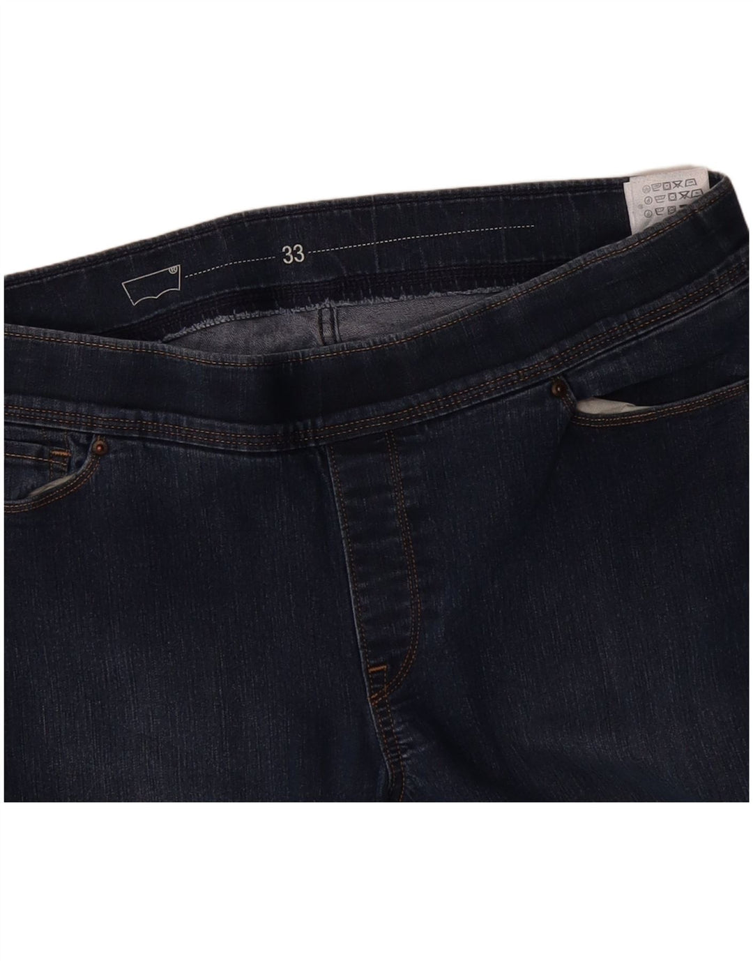 LEVI'S Womens Legging Jeans W36 L29 Blue Cotton
