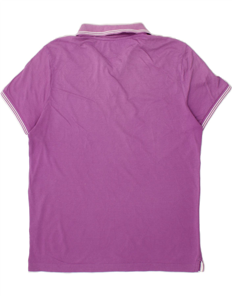 CHAMPION Mens Easy Fit Polo Shirt Medium Purple Cotton Vintage Champion and Second-Hand Champion from Messina Hembry 