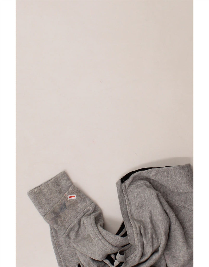 ADIDAS Womens Sweatshirt Jumper UK 12/14 Medium Grey Cotton Vintage Adidas and Second-Hand Adidas from Messina Hembry 