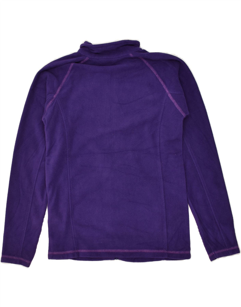 MOUNTAIN WAREHOUSE Girls Fleece Jacket 11-12 Years Purple Polyester | Vintage Mountain Warehouse | Thrift | Second-Hand Mountain Warehouse | Used Clothing | Messina Hembry 