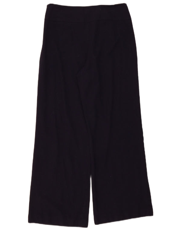 Hobbs Womens High Waist Casual Trousers UK 12 Medium W32 L30 Navy Blue
