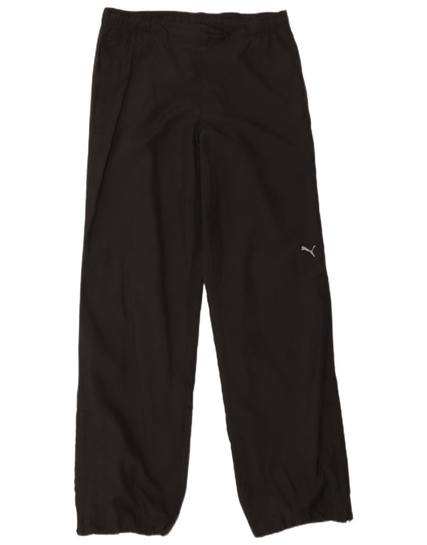 Puma Womens Tracksuit Trousers UK 10 Small Black Cotton
