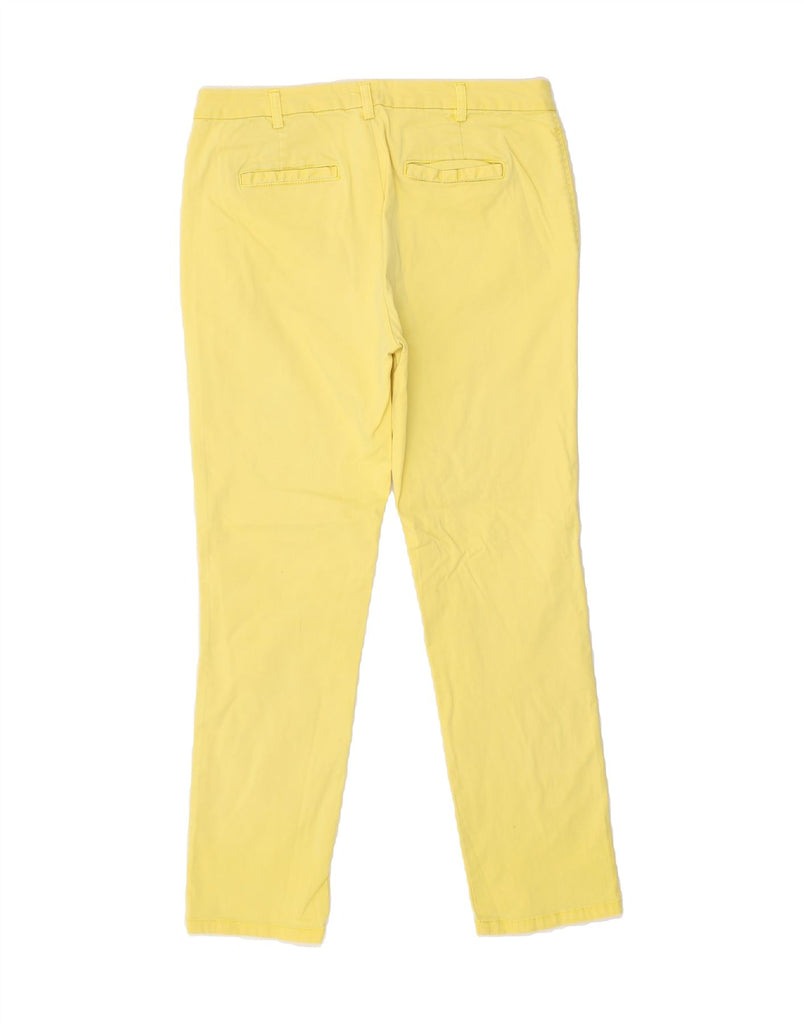 BENETTON Mens Slim Fit Chino Trousers W30 L28  Yellow Cotton | Vintage Benetton | Thrift | Second-Hand Benetton | Used Clothing | Messina Hembry 