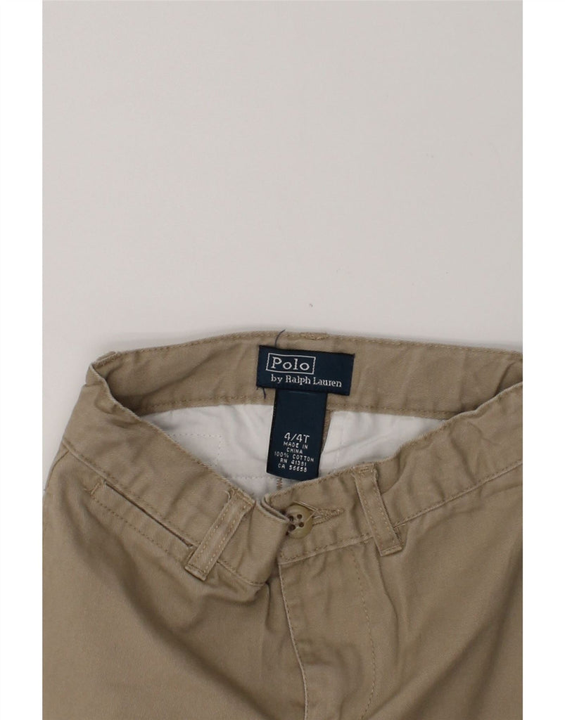 POLO RALPH LAUREN Boys Straight Chino Trousers 3-4 Years W20 L16 Grey | Vintage Polo Ralph Lauren | Thrift | Second-Hand Polo Ralph Lauren | Used Clothing | Messina Hembry 