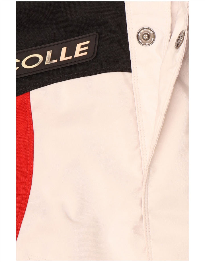 VINTAGE Boys Ski Jacket 11-12 Years Multicoloured Colourblock Polyester