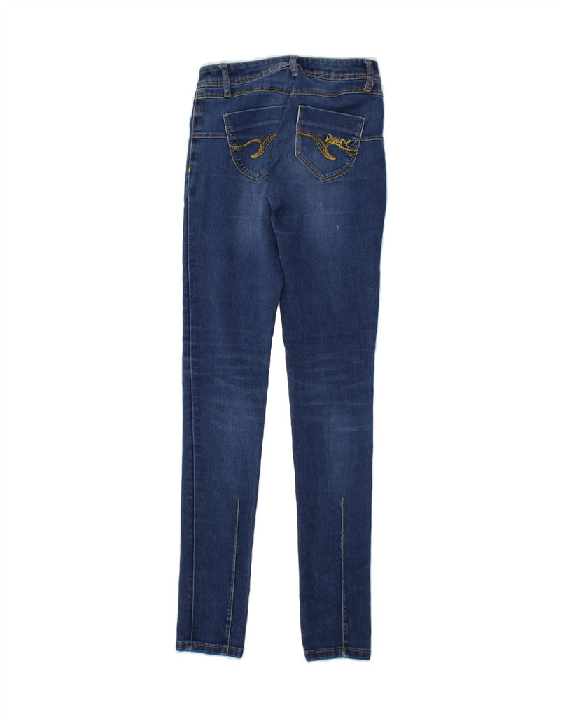 DESIGUAL Womens Skinny Jeans W24 L32 Blue Cotton Vintage Desigual and Second-Hand Desigual from Messina Hembry 