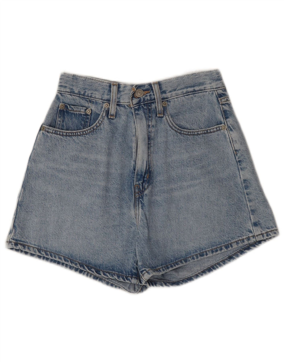 LEVI'S Womens Denim Shorts W24 XS Blue Cotton