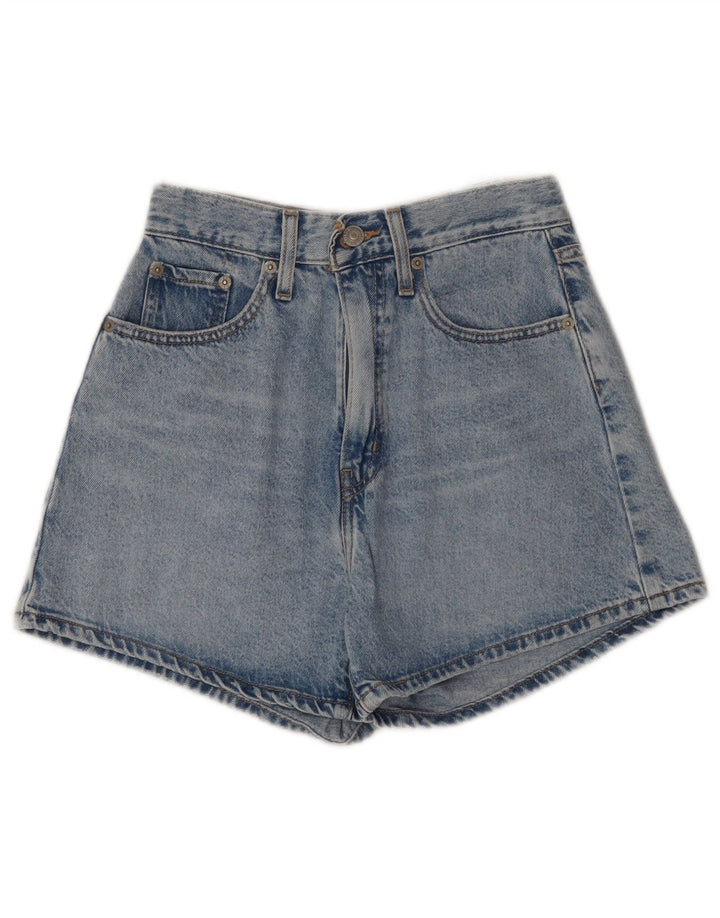 LEVI'S Womens Denim Shorts W24 XS Blue Cotton