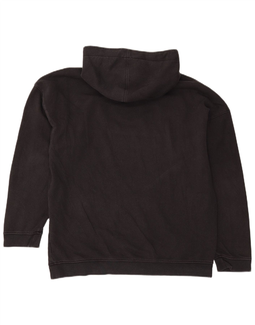 Adidas Mens Hoodie Jumper Medium Black Cotton