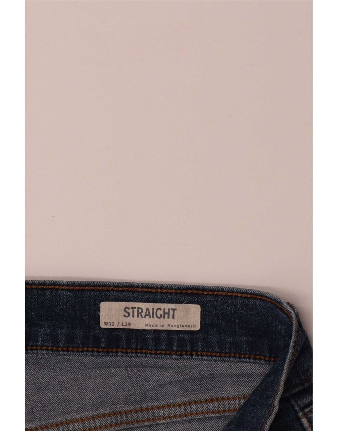 Marks & Spencer Mens Straight Jeans W32 L25 Blue Cotton