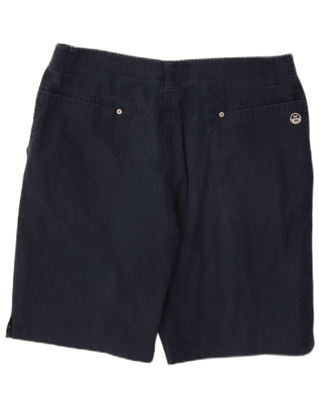NORTH SAILS Mens Chino Shorts IT 54 2XL W36  Navy Blue Cotton
