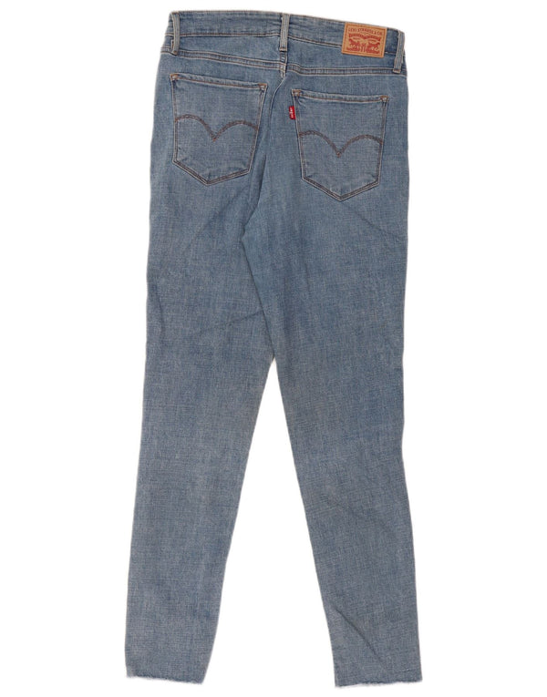 Levi's Womens 721 High Rise Skinny Jeans W29 L30 Blue Cotton