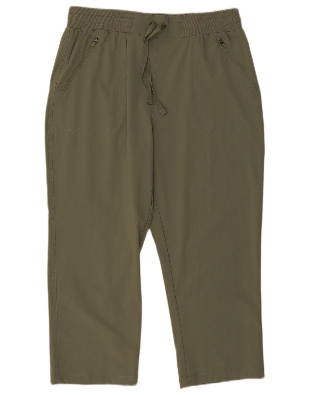 Mountain Warehouse Womens Capri Trousers UK 12 Medium W30 L21 Khaki