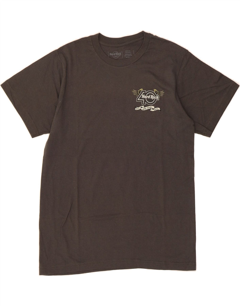 HARD ROCK CAFE Mens Los Angeles Graphic T-Shirt Top Medium Grey Cotton Vintage Hard Rock Cafe and Second-Hand Hard Rock Cafe from Messina Hembry 