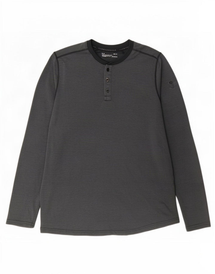 Under Armour Mens Top Long Sleeve Medium Grey