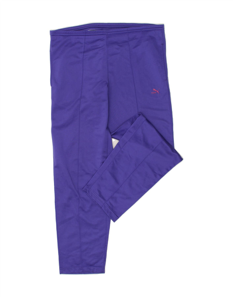 PUMA Womens Tracksuit Trousers Large Purple Polyester | Vintage Puma | Thrift | Second-Hand Puma | Used Clothing | Messina Hembry 