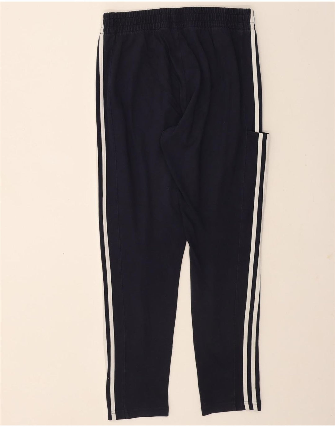 ADIDAS Mens Cargo Tracksuit Trousers Medium  Navy Blue Cotton Vintage Adidas and Second-Hand Adidas from Messina Hembry 