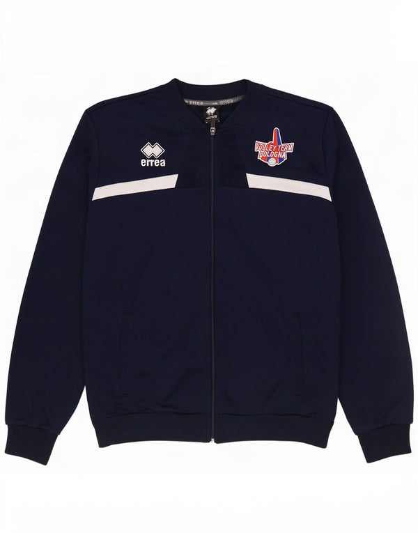 Errea Mens Graphic Tracksuit Top Jacket Large Navy Blue Colourblock