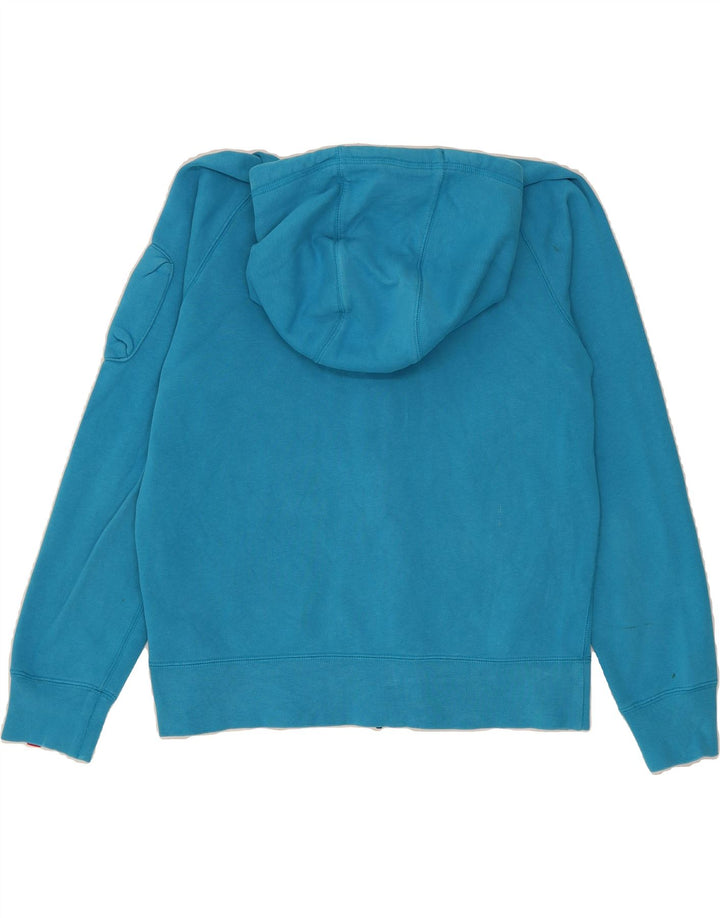 NIKE Mens Zip Hoodie Sweater Medium Blue Cotton Vintage Nike and Second-Hand Nike from Messina Hembry 